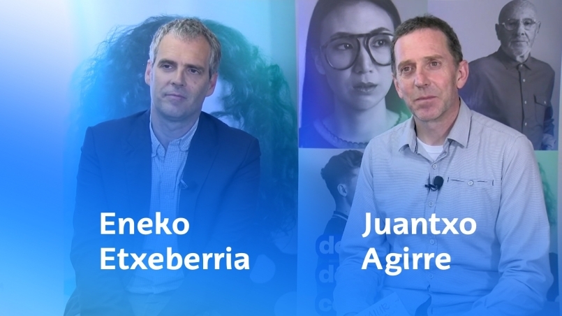 Eneko Etxeberria y Juantxo Agirre