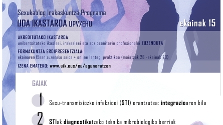 eGuneratzen. ITS (Infecciones de transmisión sexual), Sexualidad y Web 2.0. Programa docente interactivo Sexukablog