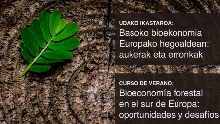 Bioeconomía forestal en el sur de Europa: oportunidades y desafíos/Forest Bioeconomy in Southern Europe: opportunities and challenges Bioeconomía forestal en el sur de Europa: oportunidades y desafíos/Forest Bioeconomy in Southern Europe: opportunities and challenges