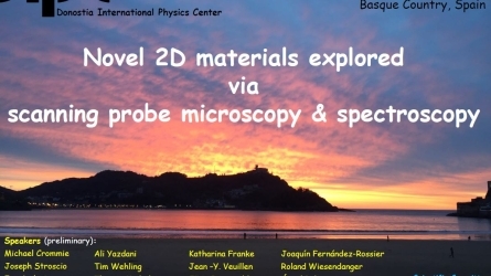 International conference on Novel 2D Materials Explored Via Scanning Probe Microscopy & Spectroscopy (2D-SPM)