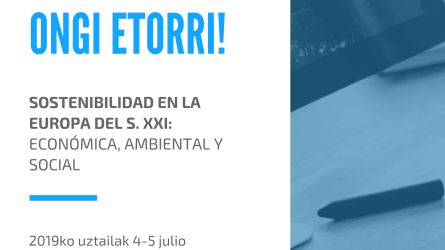Sostenibilidad en la Europa del S. XXI: económica, ambiental y social Sostenibilidad en la Europa del S. XXI: económica, ambiental y social