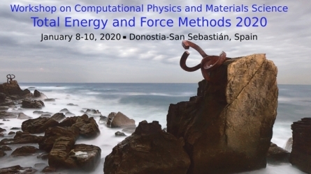 Workshop on Computational Physics and Materials Science: Total Energy and Force Methods (MiniTotalEnergy2020)