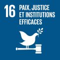 16. Peace, justice and solid institutions